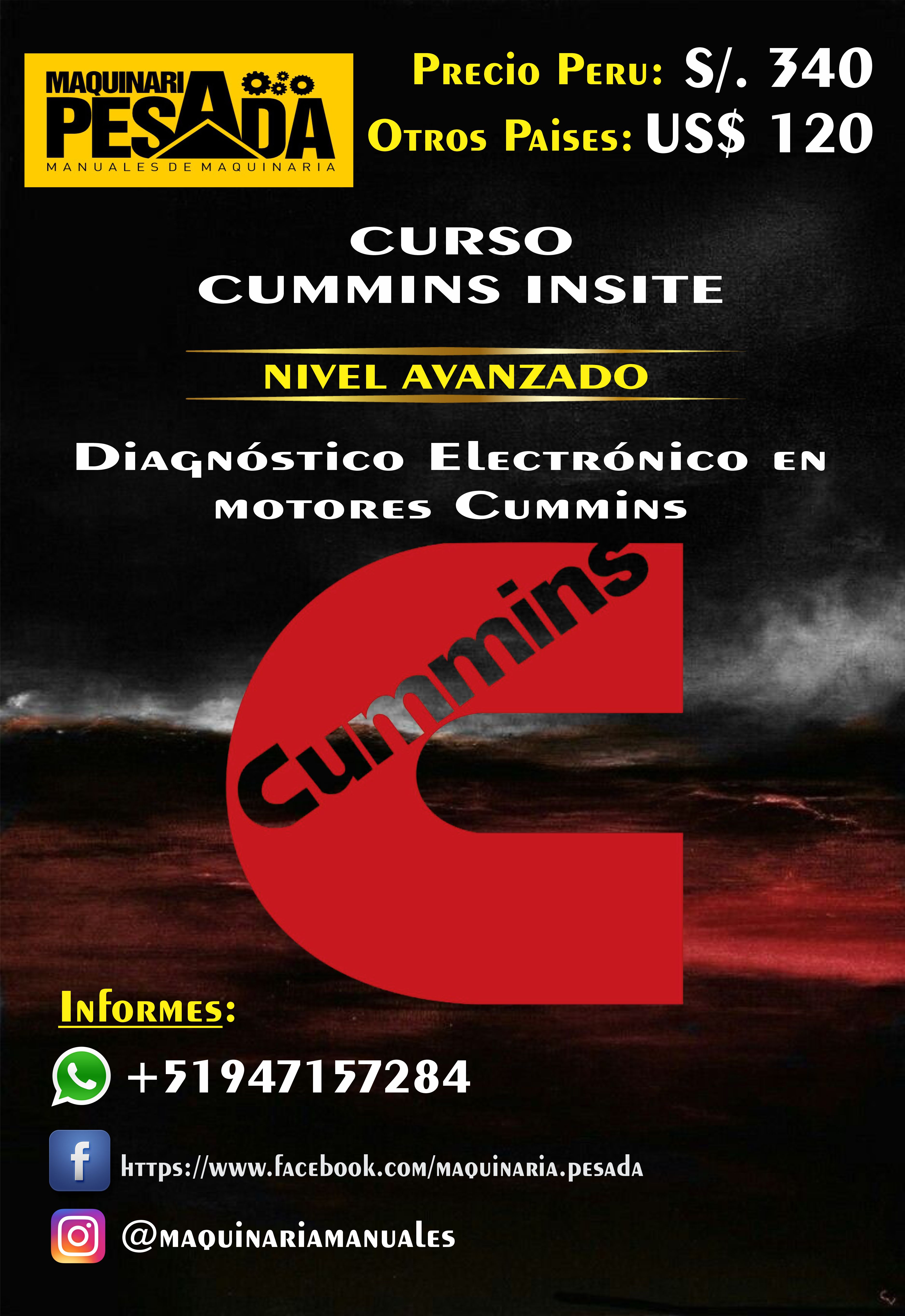 Curso Diagn Stico Electr Nico En Motores Cummins Manejo Avanzado De