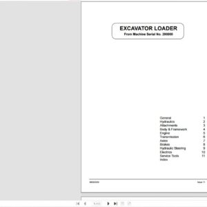 Service Manual EXCAVATOR LOADER JCB Serial No. 290000