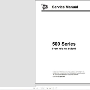 SERVICE MANUAL JCB  500 Series