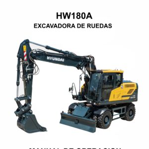 MANUAL DE OPERACION EXCAVADORA DE CADENAS HYUNDAI HW180A-ESPAÑOL