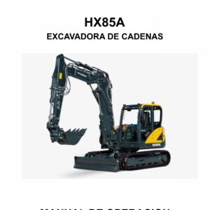 MANUAL DE OPERACION EXCAVADORA DE CADENAS HYUNDAI HX85A-ESPAÑOL