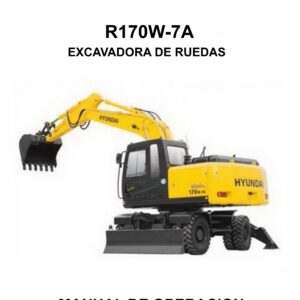 MANUAL DE OPERACION EXCAVADORA DE RUEDAS HYUNDAI R170W-7A-ESPAÑOL