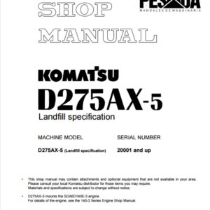 BULLDOZER KOMATSU D275AX-5