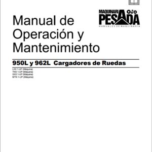 Manual de Operación y Mantenimiento Cargador Frontal 950L-962L