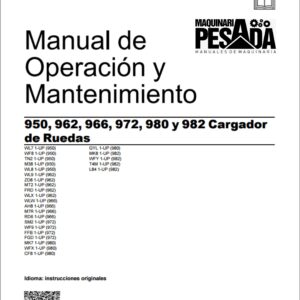 Manual de Operación y Mantenimiento Cargador Frontal 980