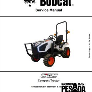 CT1025 Compact Tractor (CT1025 HST) S/N B56Y11001 & Above