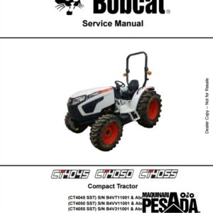 CT4045, CT4050, CT4055 Compact Tractor (CT4045 SST) SN B4VT11001 & Above