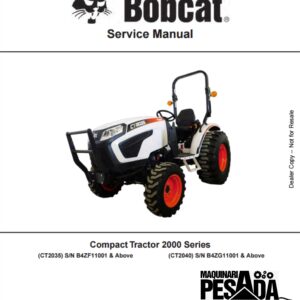 Compact Tractor 2000 Series (CT2035) S/N B4ZF11001 & Above