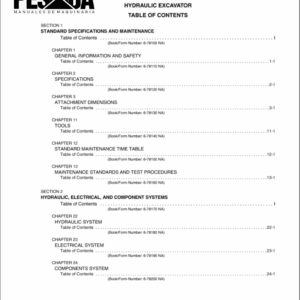 SERVICE MANUAL EH27.B CRAWLER EXCAVATOR