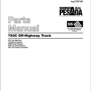PARTS MANUAL 793C Off-Highway Truck Vol2