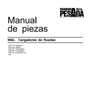 PARTS MANUAL 966L Wheel Loader
