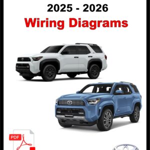 TOYOTA 4RUNNER Wiring Diagrams 2025-2026
